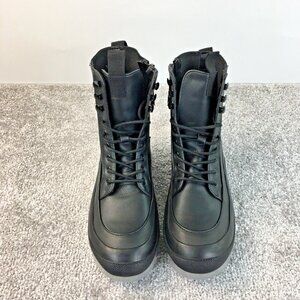 CIRCUS by SAM EDELMAN BRADLEY Lace Up Ankle Boots Women's Size 8M Black